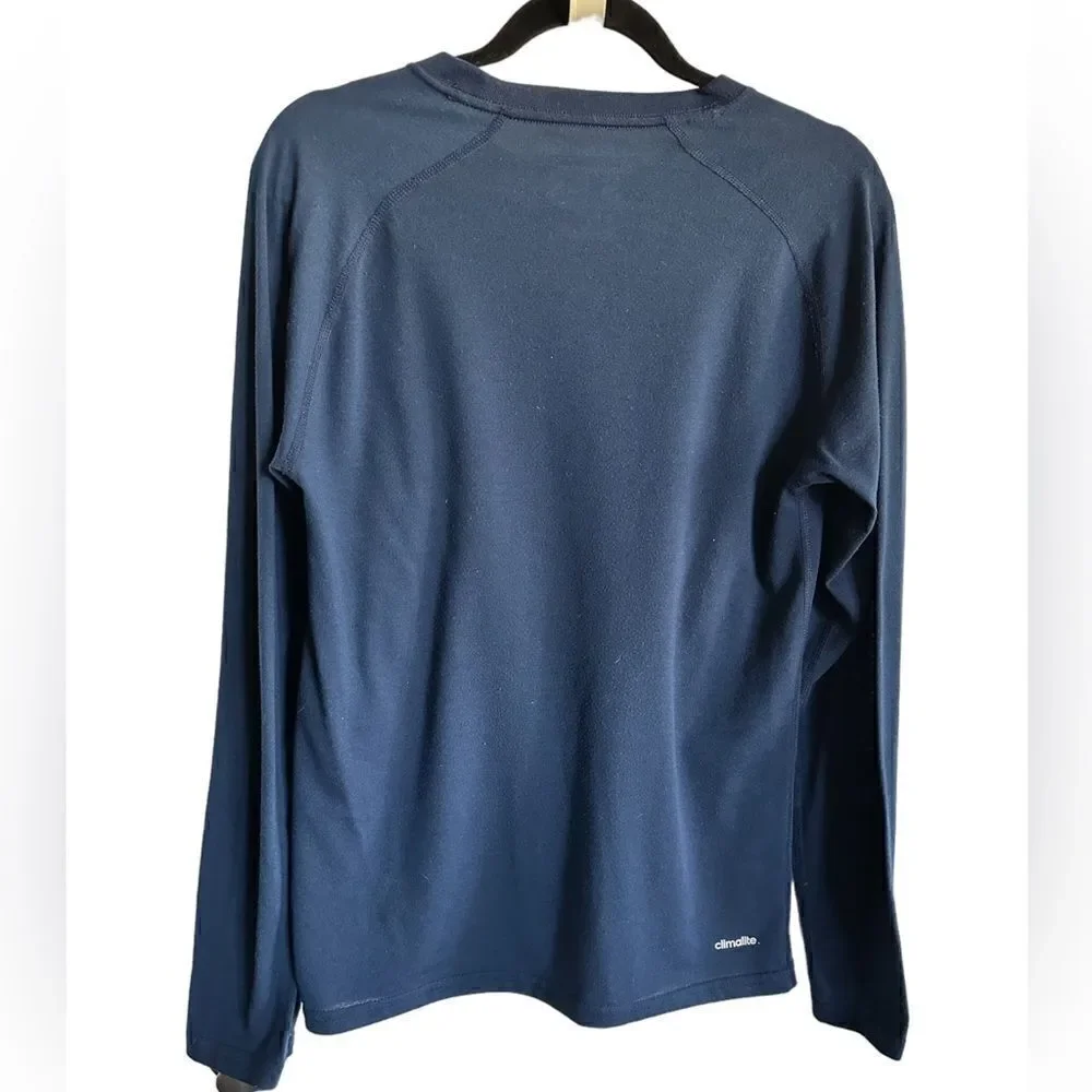 EUC - Adidas Men’s Long Sleeve Climalite Shirt “Michigan Wolverines” Size Small